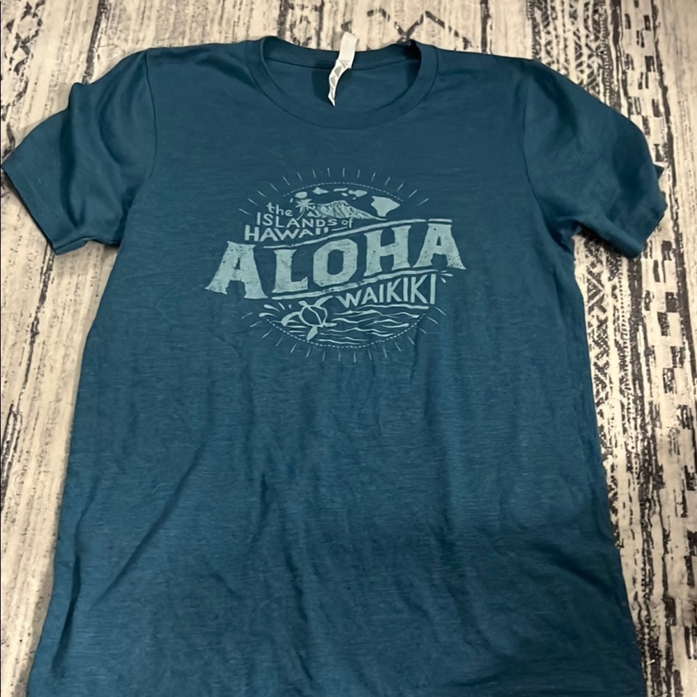 Blue Aloha Waikiki T-Shirt